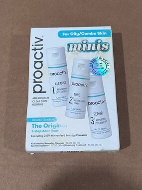 Proactiv The Original 3-Step Acne Routine -  Mini Size - For Oily / Combo Skin
